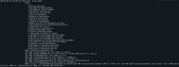 postgres logs